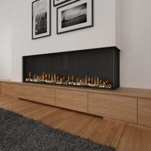 Ortal - Corner 77H (LS/RS) - Ortal Gas Fireplace