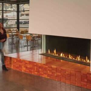 DaVinci Collection - Corner Gas Fireplace - DaVinci Gas Fireplace