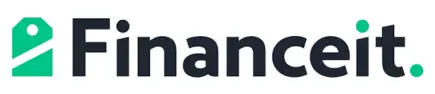Financeit Logo with green price tag image