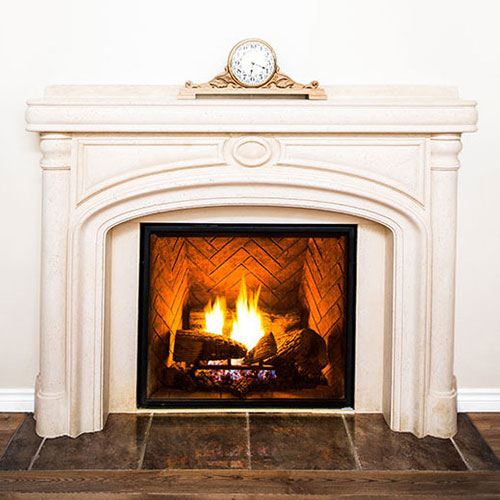 Fireplace with Fire