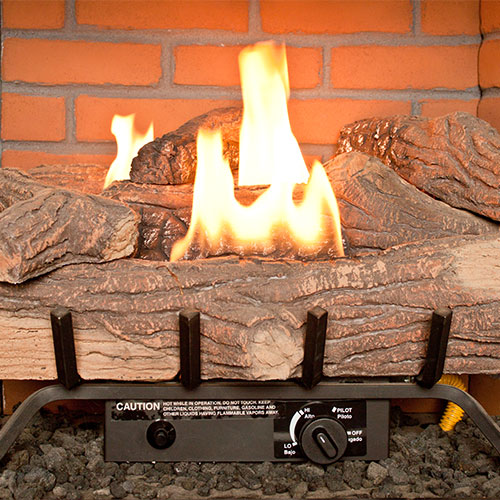 Gas Log Fireplace
