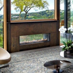 Ortal - Indoor-Outdoor Tunnel 130 - Ortal Gas Fireplace