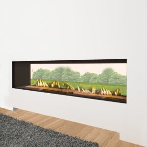 Ortal - Indoor-Outdoor Tunnel 170 - Ortal Gas Fireplace