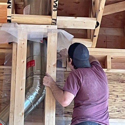 Installation of a Heatilator 7260 Crave linear fireplace