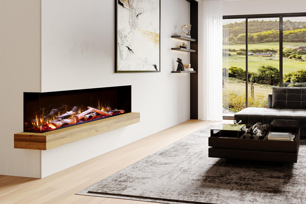 Valor - LEX3 Electric 60" - Valor Electric Fireplace