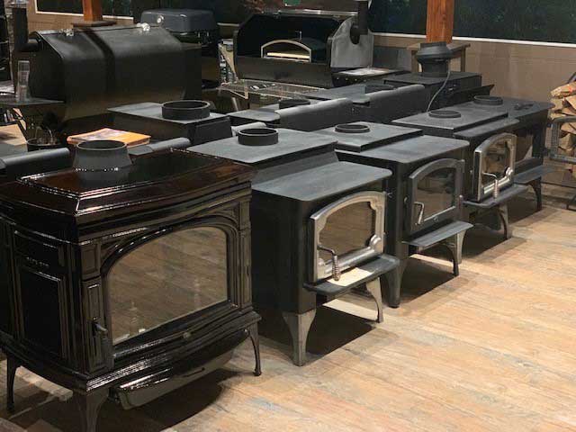 Stoves in the Showroom Stoves in the Showroom