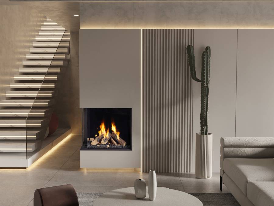Ortal - Wilderness Corner (LS/RS) 25H - Ortal Gas Fireplace