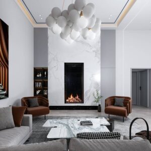 Ortal - Wilderness Front Facing 31H (31x65) - Ortal Gas Fireplace