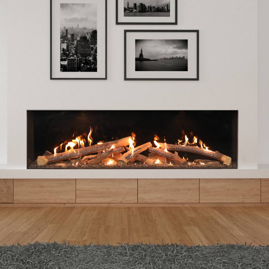 Ortal - Wilderness Front Facing 77H - Ortal Gas Fireplace