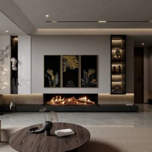 Ortal - Wilderness Three Sided 68 - Ortal Gas Fireplace