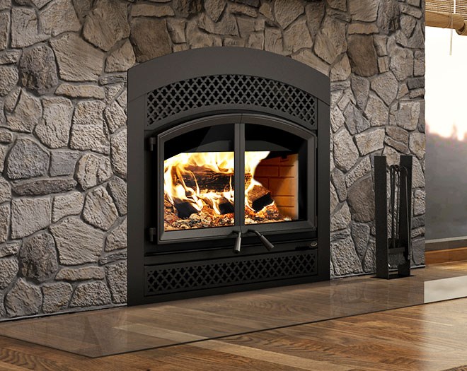 Valcourt FP15A Waterloo - Arched Faceplate Wood Fireplace - Fireplaces