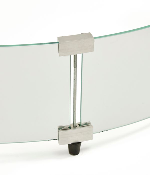 The Outdoor GreatRoom - 20" Round Glass Wind Guard - The Outdoor Greatroom Company Fire Pit Accessory