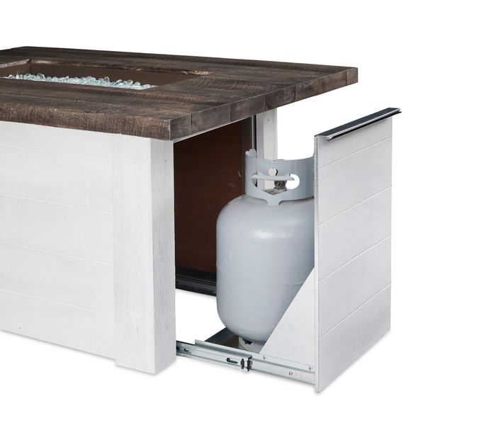 The Outdoor GreatRoom - Alcott Rectangular Gas Fire Pit Table - The Outdoor Greatroom Company Gas Fire Table