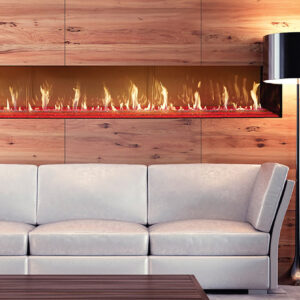 DaVinci Collection - Single-Sided Linear Gas Fireplace - DaVinci Gas Fireplace