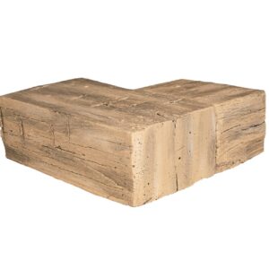 Lexington Hayloft Beam Corner Mantel Pale Honey