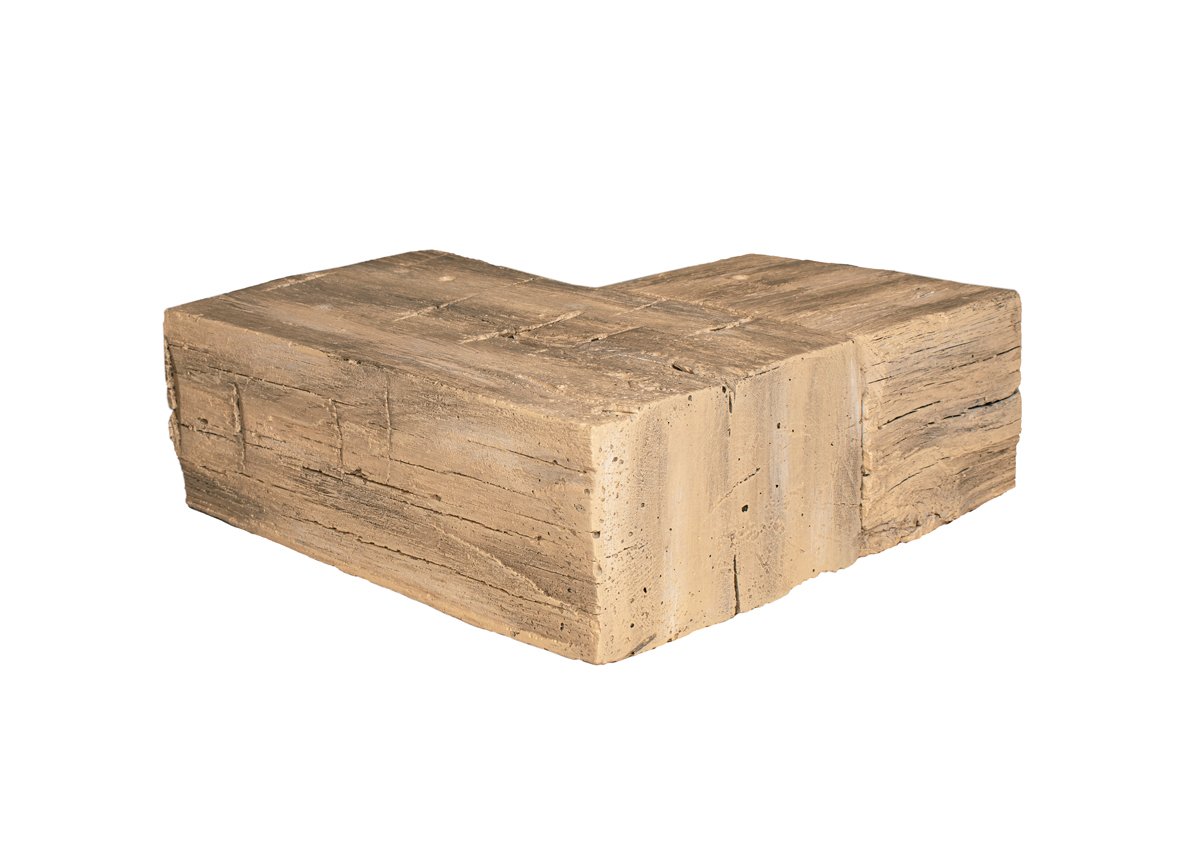 Lexington Hayloft Beam Corner Mantel Pale Honey