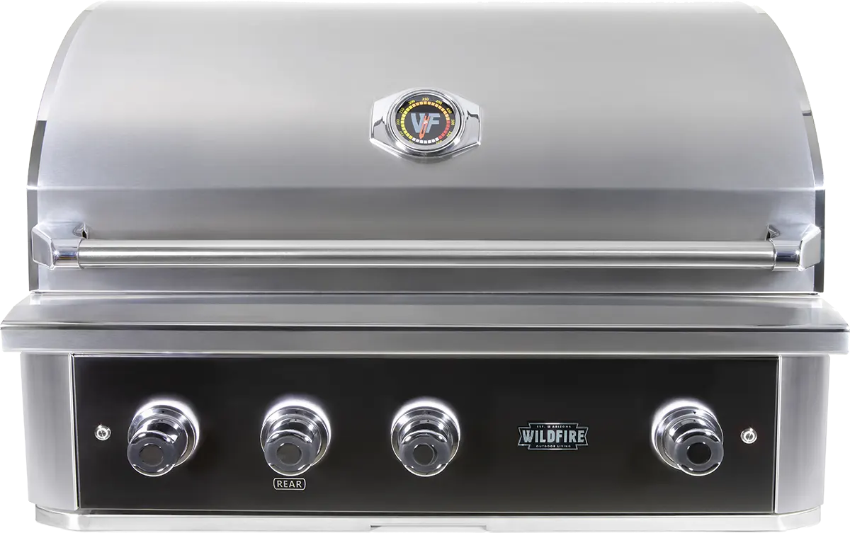 Wildfire - The Ranch Pro 36inch Gas Grill Black 304 SS