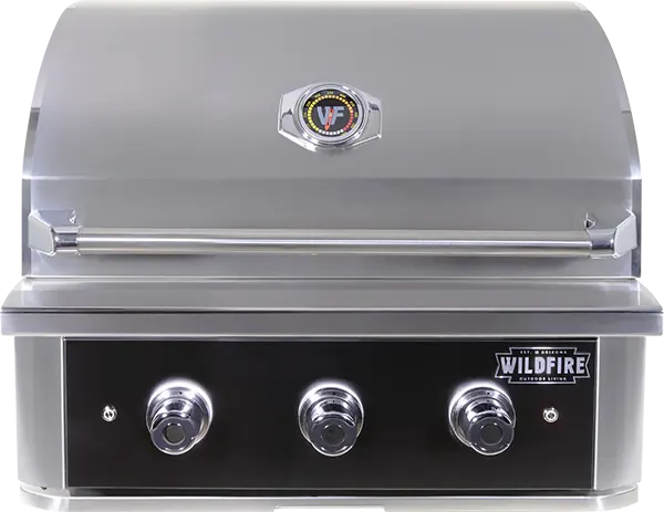 Wildfire - The Ranch Pro 30inch Gas Grill Black 304 SS