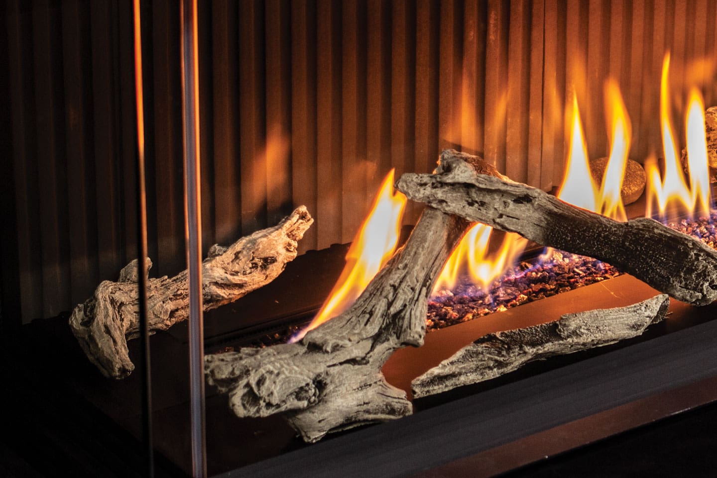 Urbana - U70 Tall Bay Fireplace - Image 5