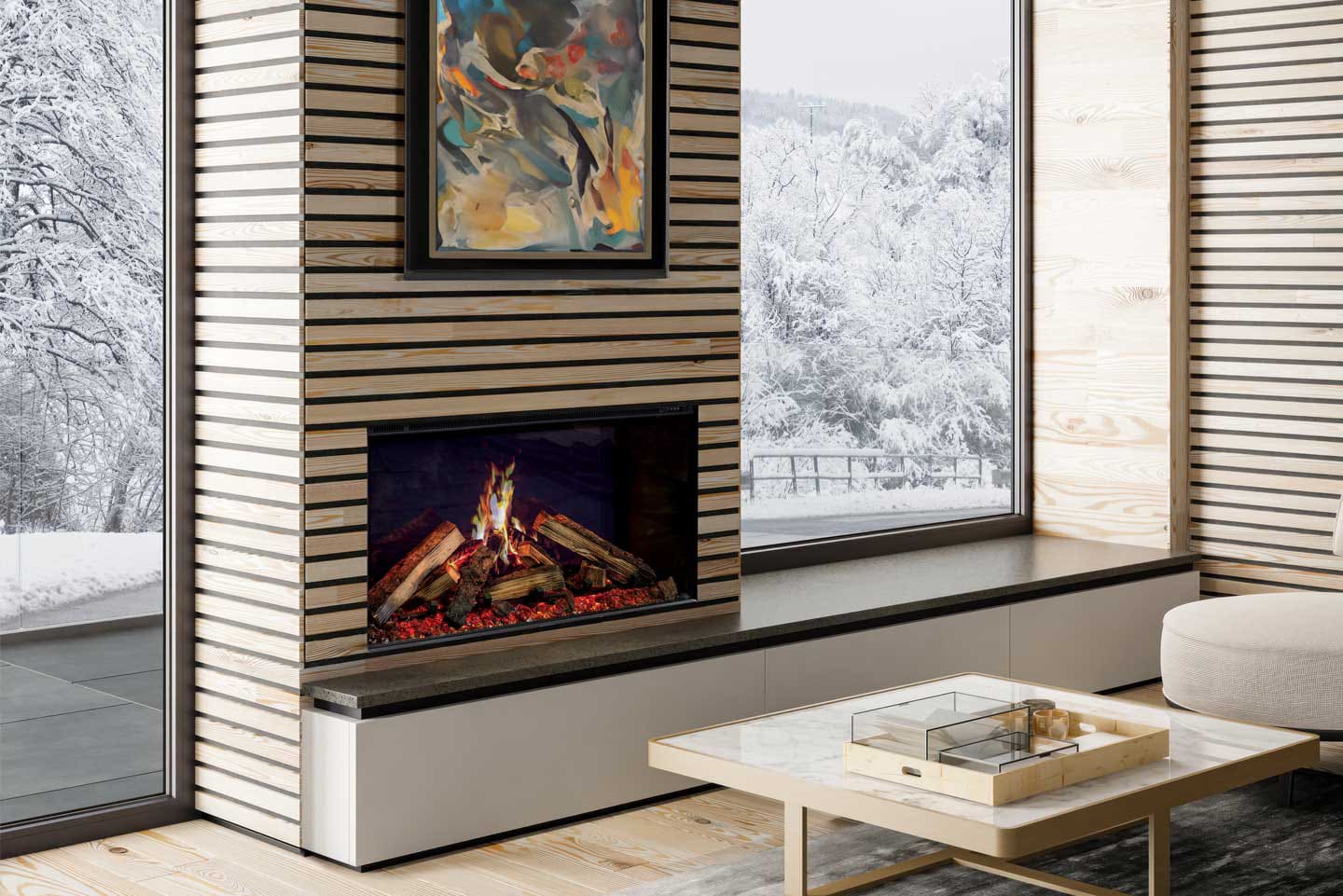 Uptown Electric Fireplaces - UE35 LCD