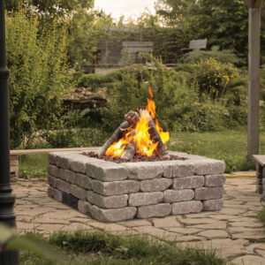 Urbana Luxury Fireplaces Halo 44 Brick Gas Fire Pit