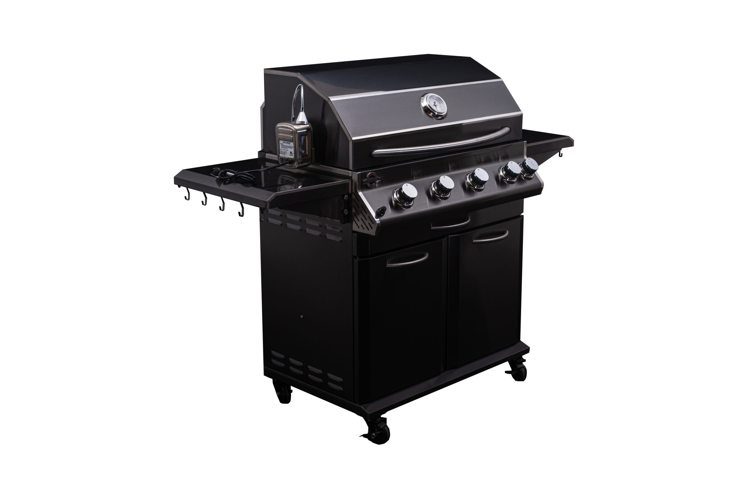 Jackson Grills - LUX 700 Black Stainless Steel Gas Grill Cart - Image 6